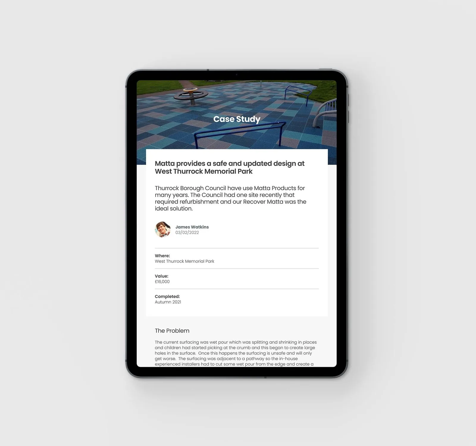 Matta case study on tablet