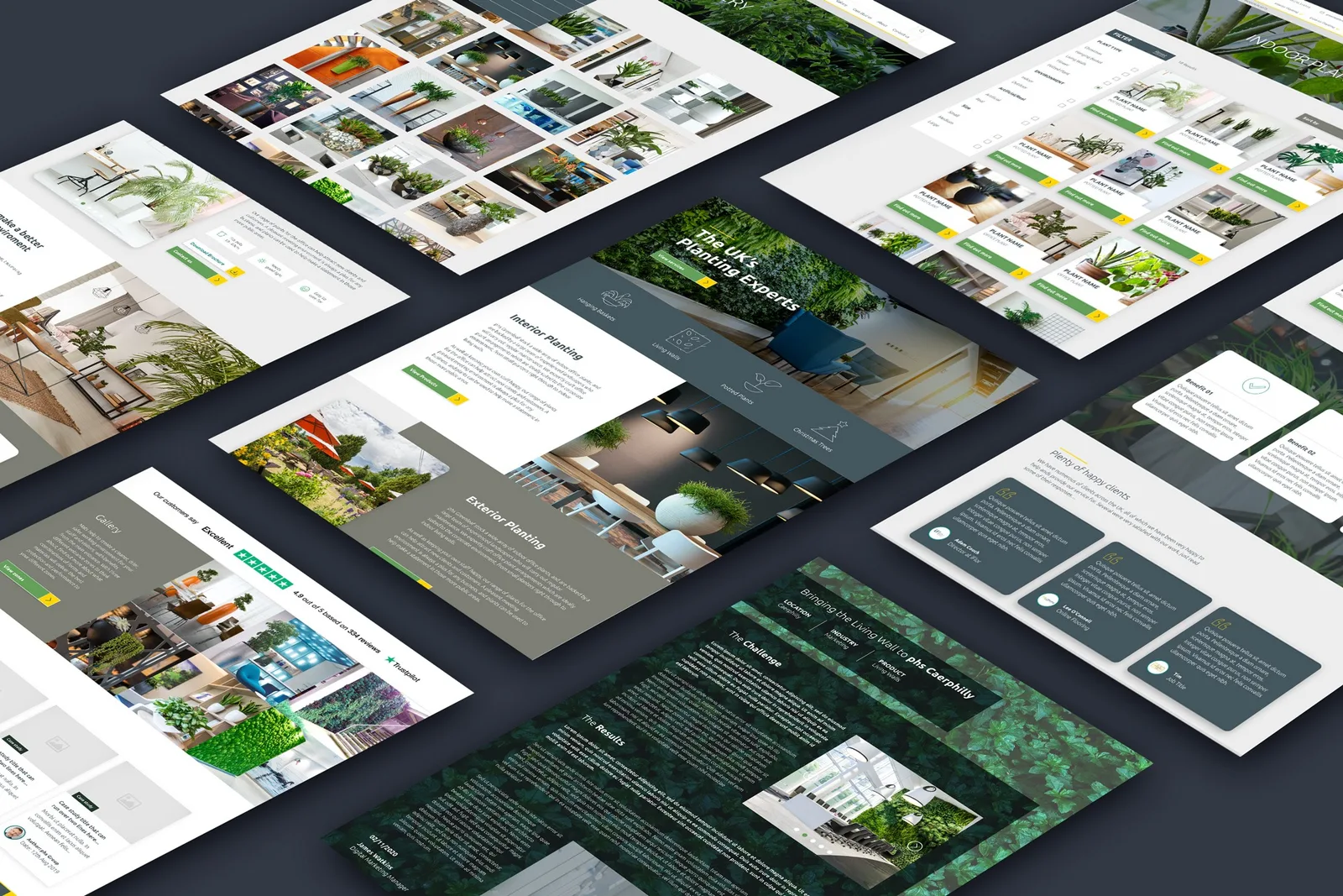 Greenleaf page designs overview